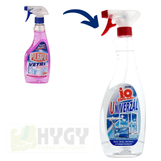 IO SPLENDO UNIVERZÁL Univerzálny čistič na sklenené povrchy (ekv. PULIRAPID VETRI) 750 ml