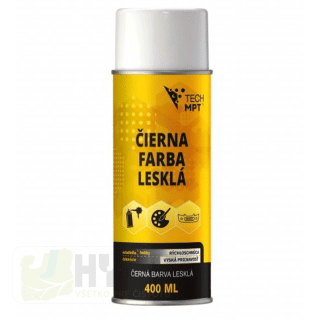 MPT Čierna farba lesklá 400 ml