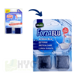 FORZABLU ACQUA tablety do nádržky (ekv. WC PULIRAPID WC CUBO tablety) 2 ks